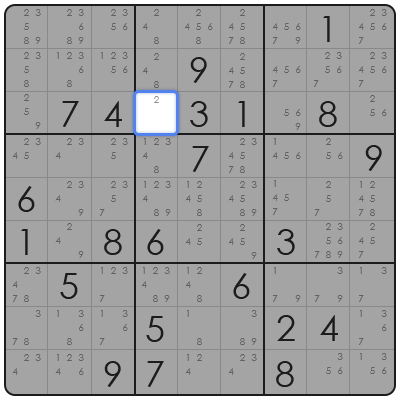 blank sudoku board
